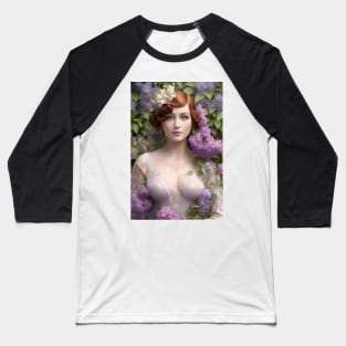 Lady Lilac Baseball T-Shirt